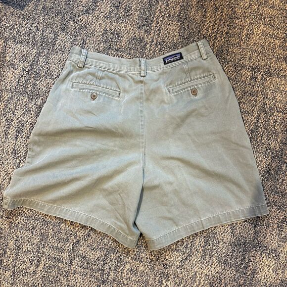 Patagonia Pants - Patagonia Organic Cotton Shorts Womens 12 Olive Green Hiking Casual Outdoor